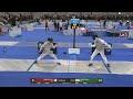 Hong Kong World Cup 2024 SMF - L16 - Giulio Lombardi ITA v Shikine Takahiro JPN