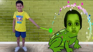 ياسو يحول توأمه إلى ضفدع Yaso Magiclly convert his twin  to a frog
