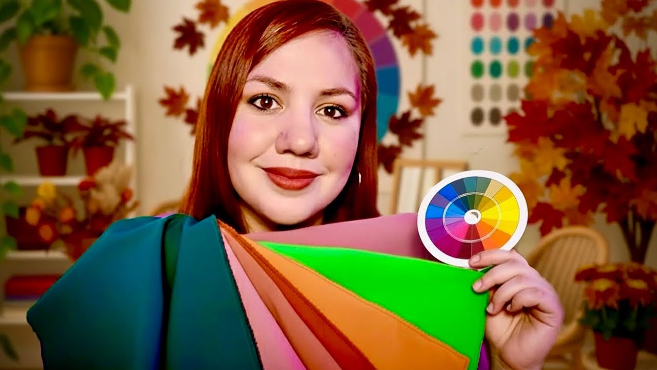 ASMR Ultimate COLOR Analysis for Soft Autumn Roleplay - YouTube