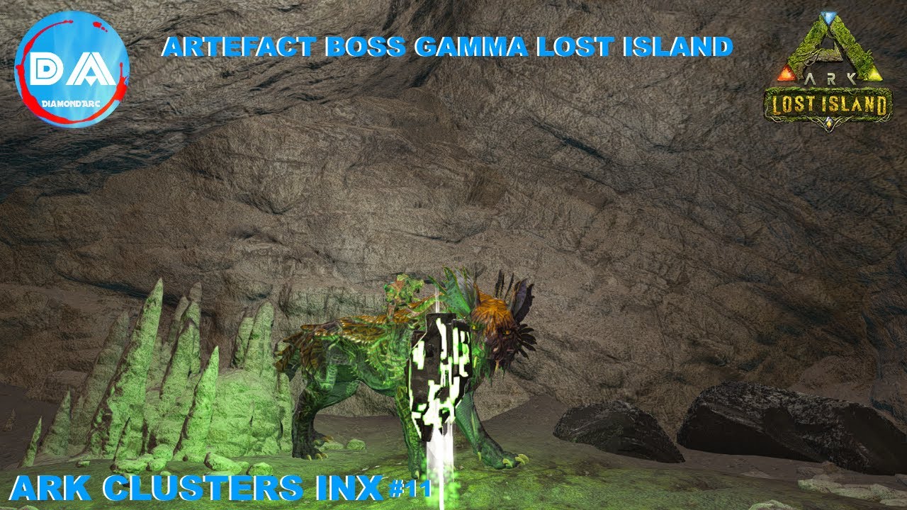 Artefact Boss Gamma Lost Island ! - ARK Clusters INX [#11] - YouTube