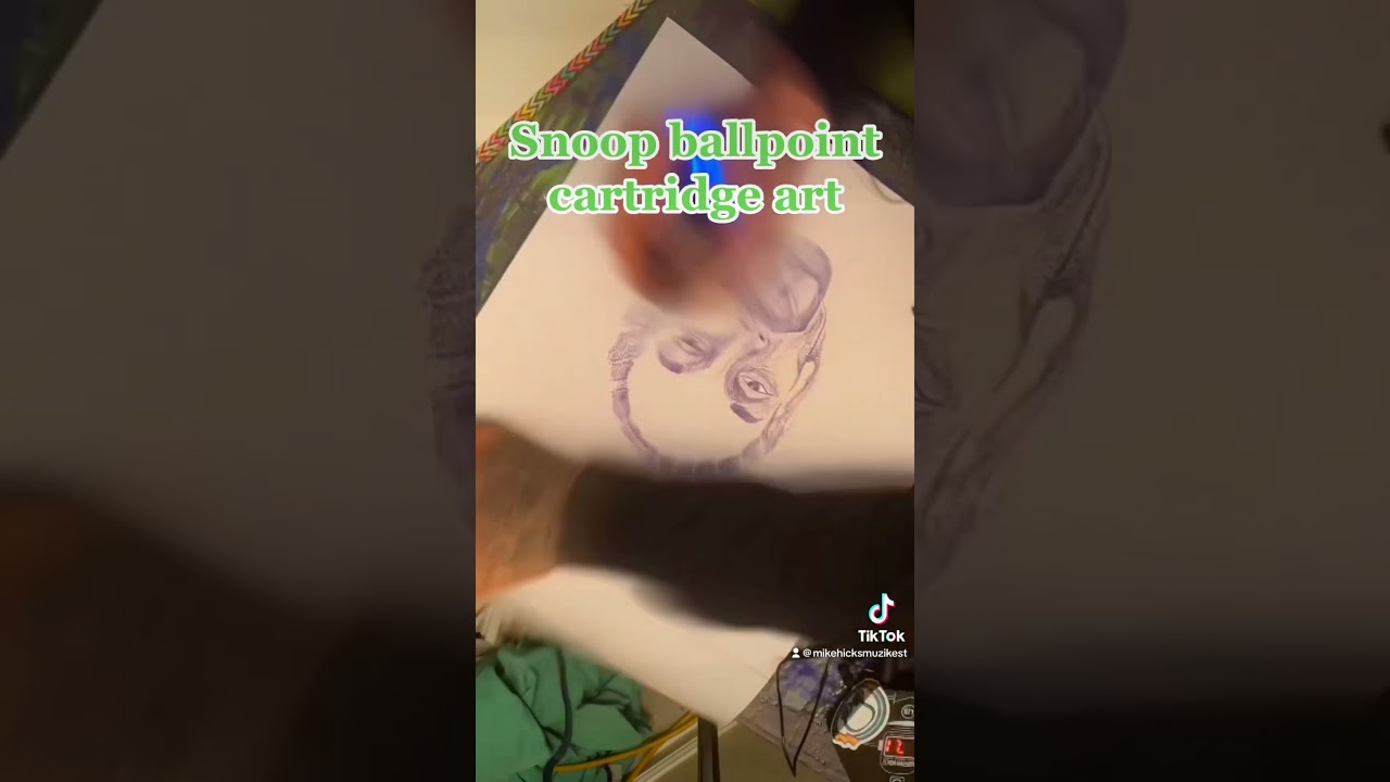 Snoppdogg ball point tattoo Cartrage #rap