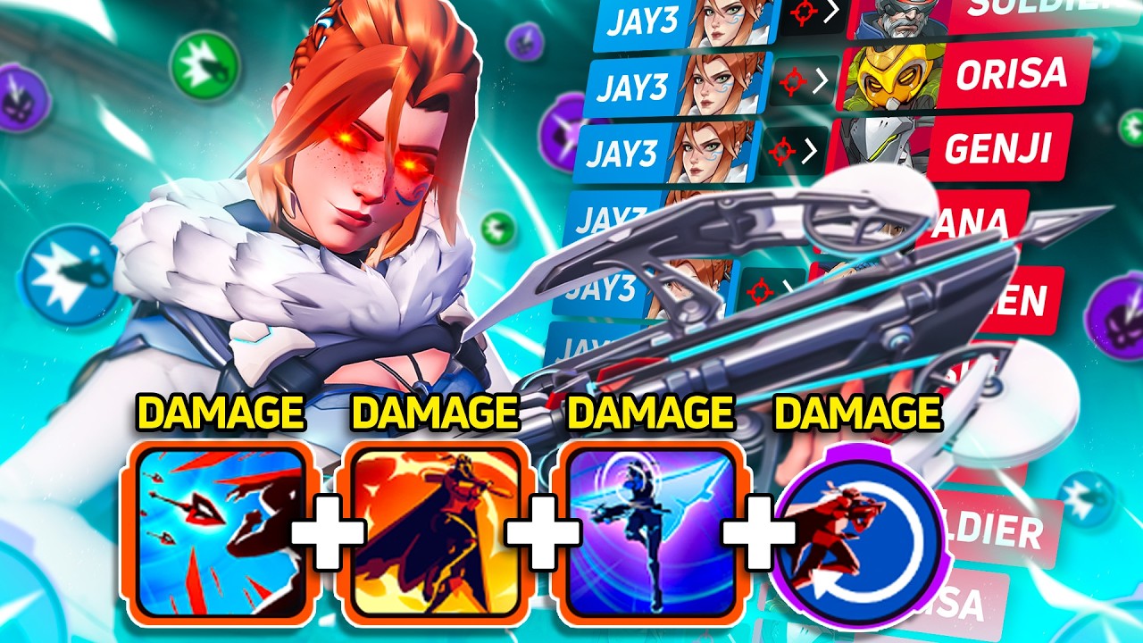 I Created A CRAZY FREJA POWER Build in Overwatch Stadium