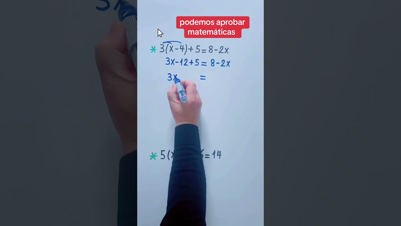 ECUACIONES de PRIMER GRADO con PARÉNTESIS