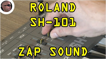 Roland SH 101 Programming. How to make the Zap Sound.
