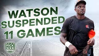 🚨🚨🚨 BREAKING NEWS: BROWNS QB DESHAUN WATSON SUSPENDED FOR 11 GAMES