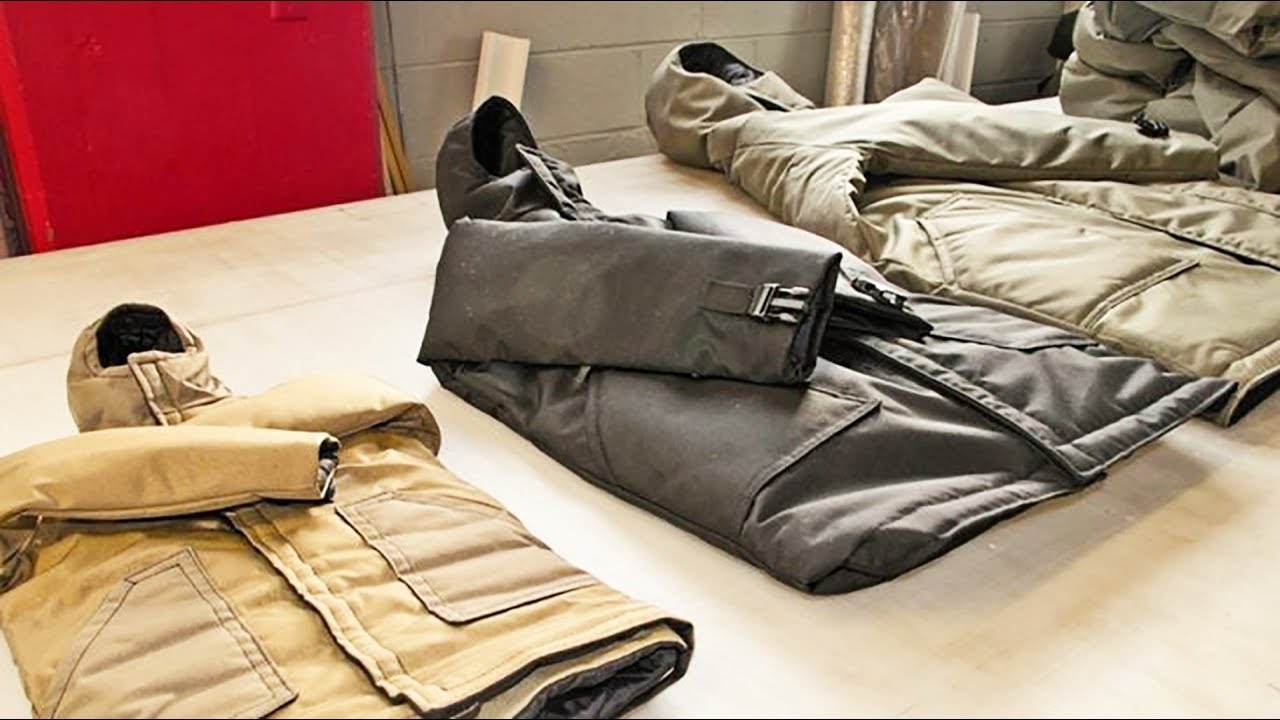 Coat/sleeping bag for homeless people – Fabrickated