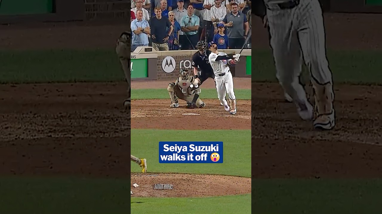 Seiya Suzuki walks it off for the Cubs!! 💪