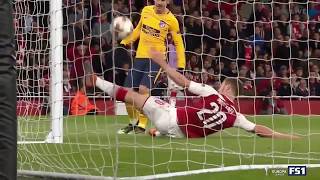 Antoine Griezmann's goal vs Arsenal ( Europa League Semifinals 1st leg ) + Fortnite Celebration