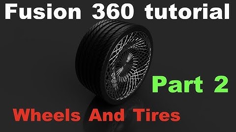 Making Mustang 1967 in Fusion 360 PART 2 (Wheels and Tires)