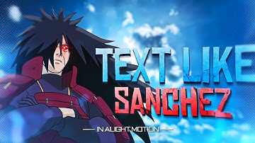 Text Like Sanchez In Alight Motion Tutorial | Alight Motion Tutorial!