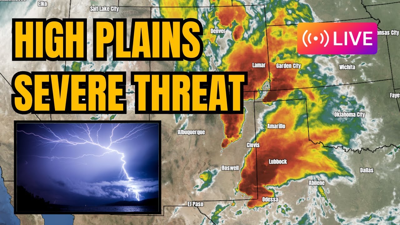 Severe storms possible across the High Plains tonight - YouTube