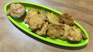 Amdavadi Moong Dal Vada With Bengal Gram Chutney(Channa Dal Chutney)