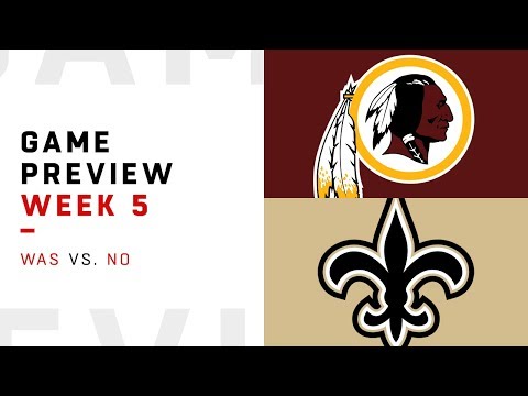 Washington Redskins vs. New Orleans Saints | Week 5 Game Preview | Around the NFL