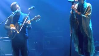 The Maccabees feat. Florence Welch - "Toothpaste Kisses" live at the O2 Arena, London, 06.12.12