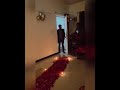 Wife surprises husband on wedding anniversary decoration by 7eventzz all india callwp 9432937455