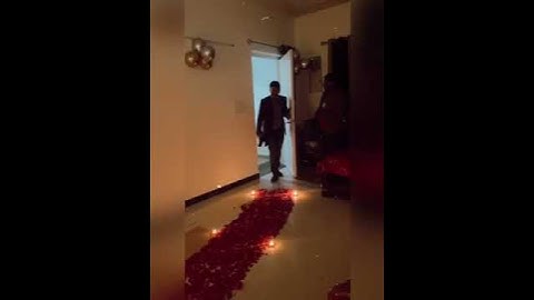 Wife Surprises Husband On Wedding Anniversary Decoration by @7eventzz All India Call/WP -9432937455