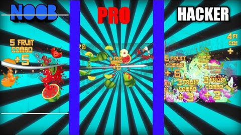 NOOB VS PRO VS HACKER |Fruit Ninja Ep6|