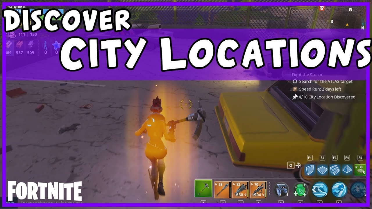 fortnite guide discover city locations daily quest search strategy - fortnite save the world maps quest