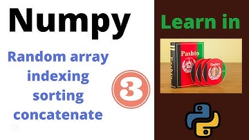 03_Numpy basics | python for beginners in pashto