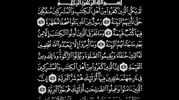 سورة البينة تلاوت قرآن كريم سعد أيوب #تلاوات #قرآن #تلاوت #قرآن #alafasy #tilawatequran #سعد