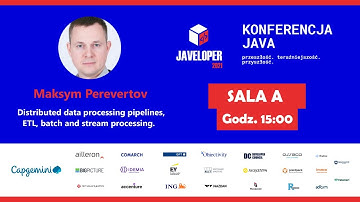 ⌨ Distributed data processing pipelines, ETL, batch and stream processing. – Maksym Perevertov