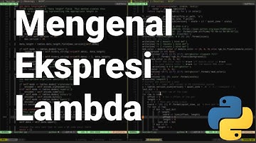 Pythonic 09 | Ekspresi Lambda | Lambda Expression | Belajar Python | Tutorial Python | Python Dasar