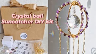 Crystal ball suncatcher diy tutorial how to make a suncatcher