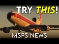 Wip vintage airliner to try out  upcoming pc12  more msfs news