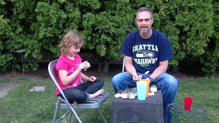 Amelia's Baby Food Challenge co-staring Daddy
