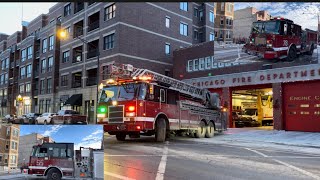 Chicago fire department Engine 55 *spare* Engine 78 & truck 44 *spare* responding