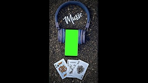 Music Headphone Background green Screen(link in description) | Green Tech Video