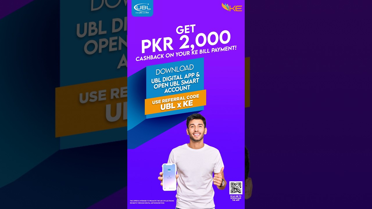 UBL X KE GET PKR 2000 CASHBACK