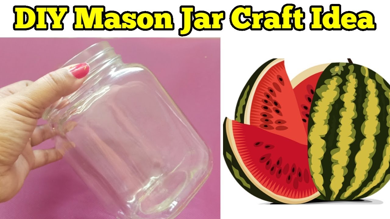 Mason Jar Crafts | Mason Jar reuse Ideas / Mason Jar DIY – Monikazz DIY