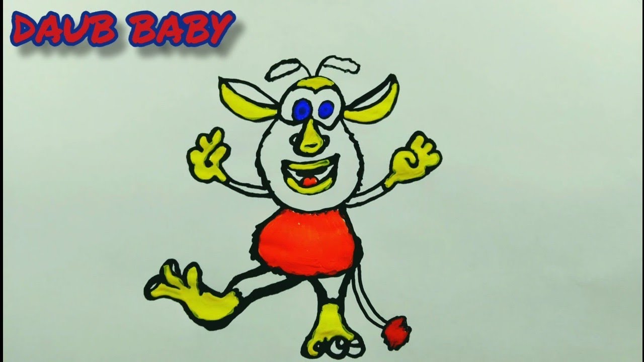 Как рисовать бубу видео