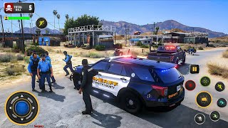 Highway Police Car Patrol Game-patrol the highway and chase criminals screenshot 1