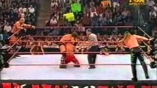 Stone Cold and Triple H vs Chris Jericho and Chris Benoit WWF RAW 5/21/01 2/2
