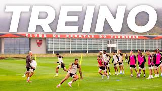 FLAMENGO TREINA FORTE NO NINHO PARA ENCARAR O SÃO PAULO, PELO BRASILEIRÃO