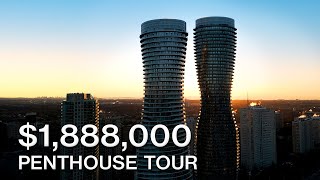 Inside a $1.88M Penthouse in Mississauga’s Iconic Absolute Towers | PH2 50 Absolute Ave