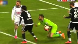 Beşiktaş 1 -2 Torku Konyaspor Maçın Özeti Türkiye Kupası 10 02 2016