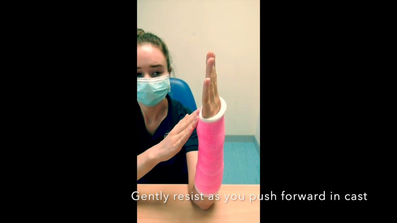Wrist Fracture Exercise YouTube