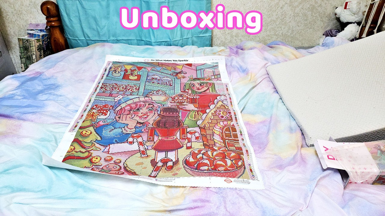 Christmas Candy Shop Diamond Painting Unboxing