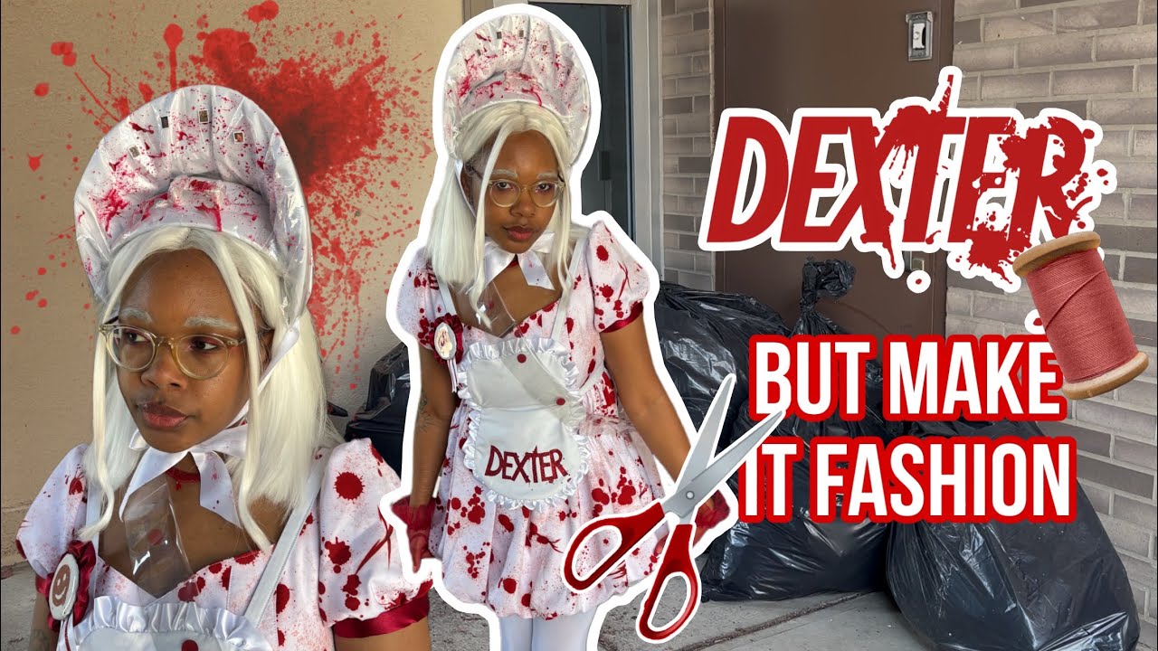 Making a Dexter Cosplay for the Resurrection finale 🩸Guro Lolita 🔪