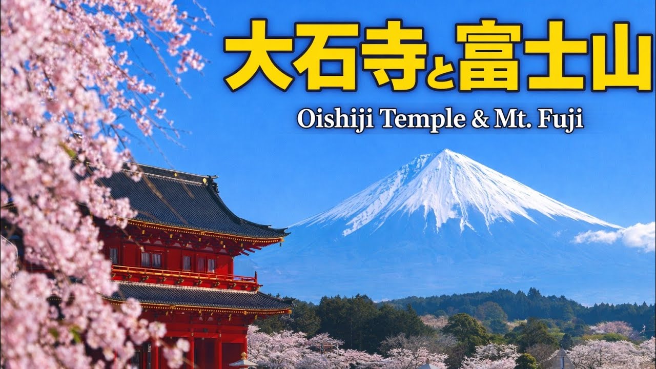 富士山と大石寺の桜絶景｜春に訪れたい日本の名所Mt. Fuji & Taisekiji