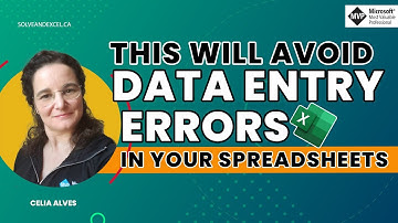 How to prevent data entry errors in Excel with a dynamic Data Validation Dropdown List - T0025