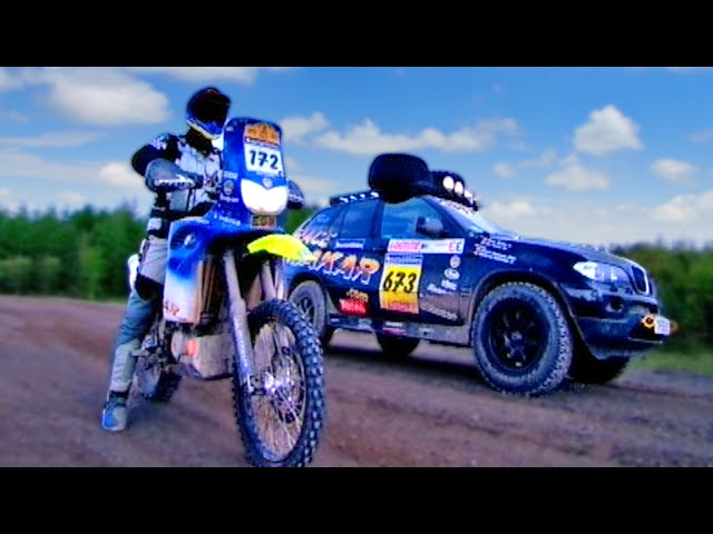 BMW F650 Dakar vs. BMW X5 - Fifth Gear