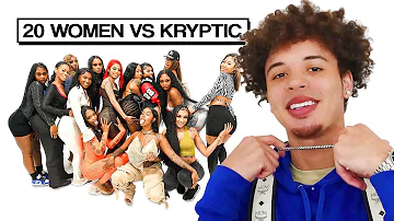 20 WOMEN VS 1 YOUTUBER: KRYPTIC