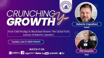 Child Prodigy to #blockchain Pioneer: Global Tech Journey of Roberto Capodieci #crunchingyourgrowth