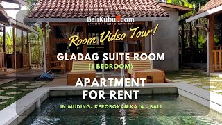 Room Tour | A Unique Living Suite Pool View Apartment in Muding Kerobokan Kaja