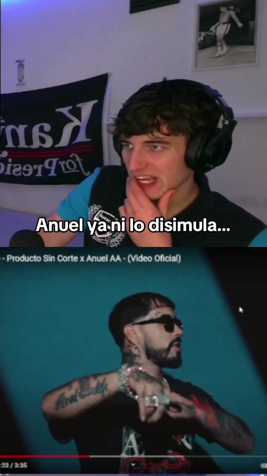 Anuel se está quedando Calvo y no lo disimula… #fyp #parati #rowggi #anuel #anuelaa #hastalamuerte