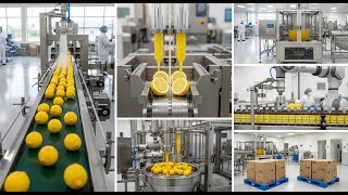 How Fresh Lemons Are Transformed into Bottled Lemon Extract – Inside a Modern Factory